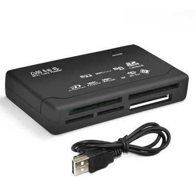 USB кардридер XD CF MS M2 TF SD универсальный Изображение