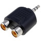 JACK RCA аудио сплиттер 3.5mm в 2 RCA Изображение