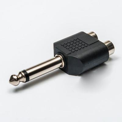 Адаптер RCA - jack 6,35mm аудио Изображение