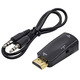 HDMI-VGA адаптер аудио приставки тюнера Изображение