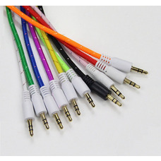 Аудіокабель 3.5 jack M/M 1м Зображення