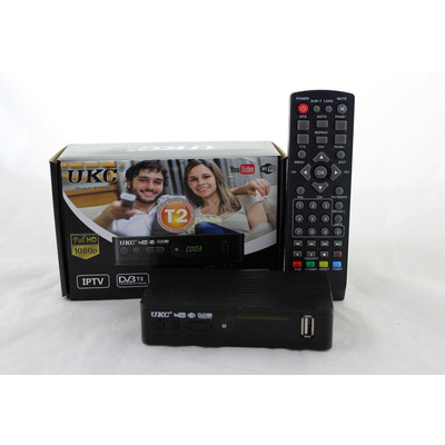 Цифровой тв тюнер приставка ресивер DVB T2 UKC 0967 Изображение