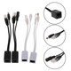 POE Splitter сплиттер RJ45 разветвитель Ethernet 10/100Mbps Изображение