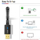 USB wifi адаптер 2 в 1  EDUP 600M USB 2.0 + Bluetooth 4.2 двухдиапазонная сеть 2.4G / 5G #100204-2 Изображение