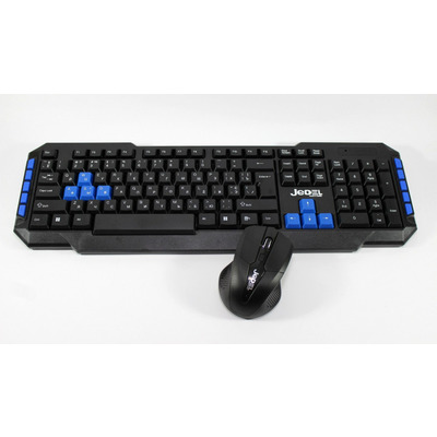 Клавиатура беспроводная  JEDEL WS 880 + мышка комплект  #100389-1 Изображение