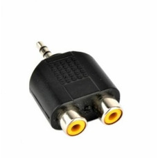 JACK RCA аудіо спліттер 3.5 mm 2 RCA Зображення