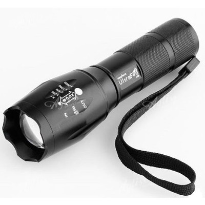 Фонарик Cree XM-L T6 LED комплект аккумулятор зарядное Изображение