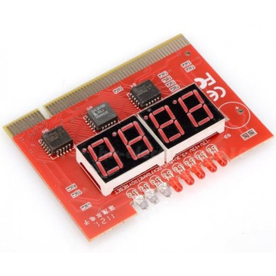 PCI POST 4 Bit тестер материнских плат Изображение