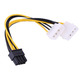 Переходник molex 8 pin PCI-E адаптер питания Изображение