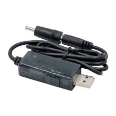 Кабель питания USB с переключателем к роутеру модему 9В 12В от повербанка powerbank Изображение