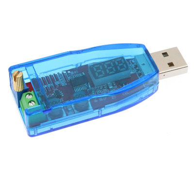 USB DC-DC универсальный регулируемый стабилизатор 5В - 1-24В 3Вт #100472 Изображение