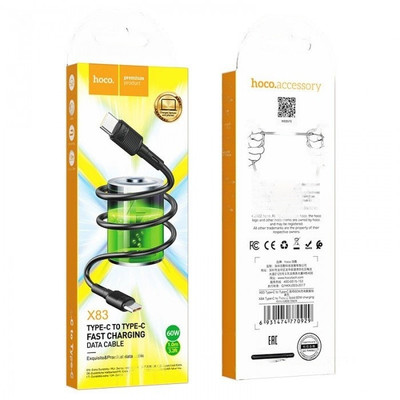 Type-C Кабель HOCO X83 Type-C 1м 60W Изображение