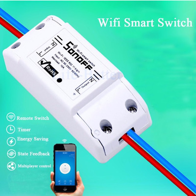 WiFi реле Sonoff удаленное управление 10А Изображение
