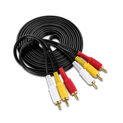 Кабель 3 RCA-3 RCA 5 м в упаковке переходник Изображение