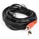 Кабель 3,5mm-2 RCA  10 метров (в упаковке) переходник Изображение