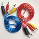 Кабель 3,5mm-3 RCA  1,5 метр в силиконе переходник Изображение