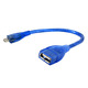 OTG кабель USB AF-micro USB силикон 0,3м Изображение