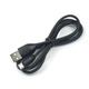 Кабель USB-micro USB 1 м круглый черный Изображение