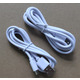 Кабель USB-micro USB 1,2 м круглый белый Изображение