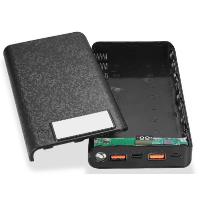 Корпус для повербанка 8 акку 18650 3А с LCD экраномQC 3.0 Изображение