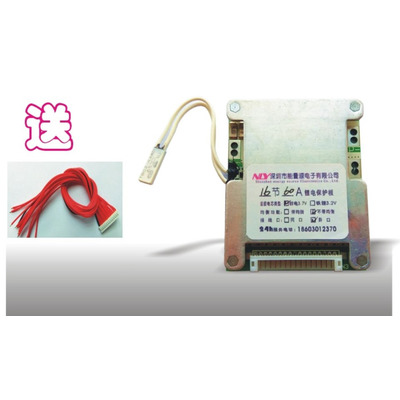 BMS контроллер 16S аккум 3,7 V Li-ion 60V 60A заряда/разряда Изображение