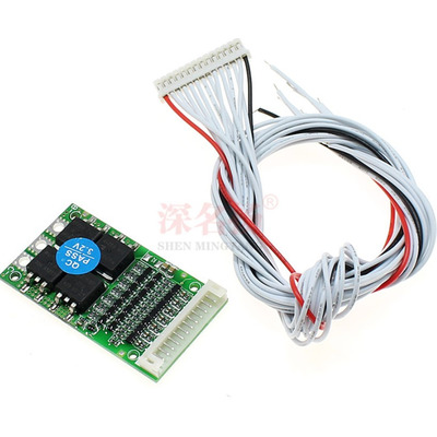 BMS контроллер 6-13S аккум 3,2 V LiFePo4 20-42V 25A заряда/разряда универсальный Изображение