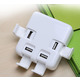 Адаптер на 4 USB ток 4A с сетевым шнуром питания Изображение