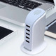 Адаптер на 5 USB ток 4A с сетевым шнуром питания Изображение