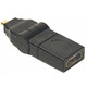 Micro HDMI-HDMI 360º адаптер переходник м-п M\F поворотный Изображение