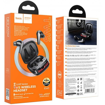 Наушники беспроводные Bluetooth HOCO ES43 Lucky sound BT5.0 гарнитура Изображение
