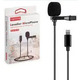 Микрофон петличка с кабелем Lighting JH-041 на клипсе Изображение