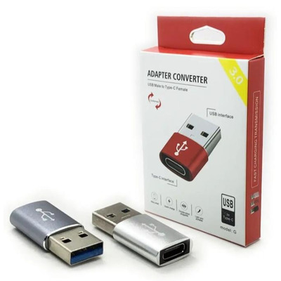 USB Type C переходник адаптер OTG Type-C F на USB M GP-90 Изображение