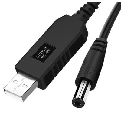 Кабель питания USB к роутеру модему 9В от повербанка powerbank Изображение