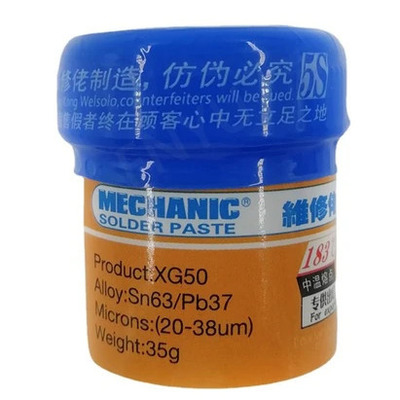 Mechanic XG-50 паяльная паста припой флюс 35г Изображение