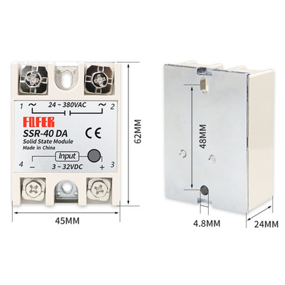 Твердотельное реле SSR-10 DA Изображение
