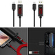 Кабель USB-microUSB с тестером тока и напряжения (красный индикатор) Изображение