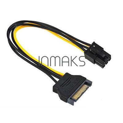 Кабель sata-6pin video pci-e переходник Изображение