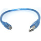 USB-micro USB 0,35 м  синий, силиконовый Изображение