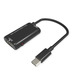 Адаптер Type-C to HDMI черный Изображение
