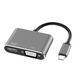 Адаптер 2 в 1 Type-C to HDMI+VGA Изображение