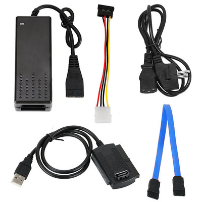USB адаптер SATA-IDE HDD 2.0 3в1 + питание Изображение