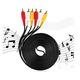 Кабель 3 RCA-3 RCA 1 м переходник Изображение