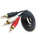 Кабель 3,5mm 2 RCA 1,5м JACK 2RCA Изображение