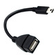 OTG Кабель USB AF-mini USB  0,12 м Изображение