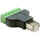 RJ45 штекер с клеммной колодкой Изображение