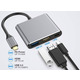 Адаптер 3 в 1 Type-C to HDMI+PD+USB 3.0 Изображение