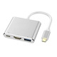 Адаптер 3 в 1 Type-C to HDMI+PD+USB 3.0 Изображение