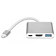Адаптер 3 в 1 Type-C to HDMI+PD+USB 3.0 Изображение