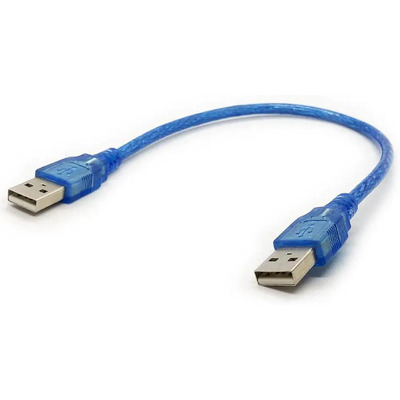 USB кабель AM/AM шнур usb 0,3 м силикон Изображение