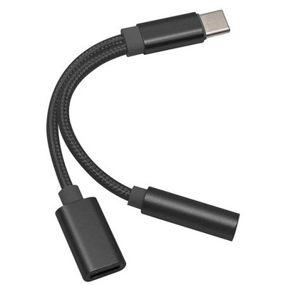 Type C 3.5MM Jack + Type C переходник адаптер Изображение